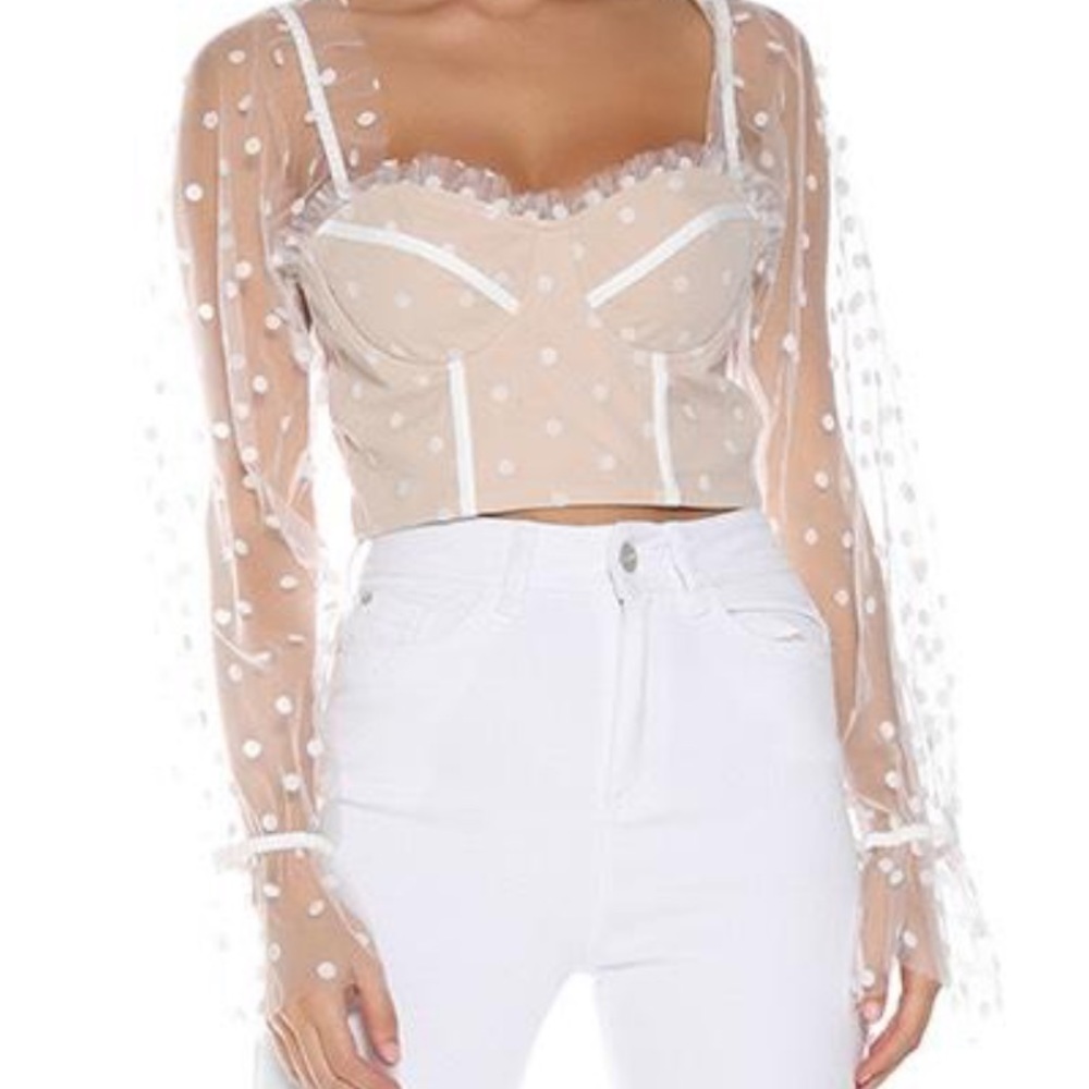 Chloe Mesh crop top